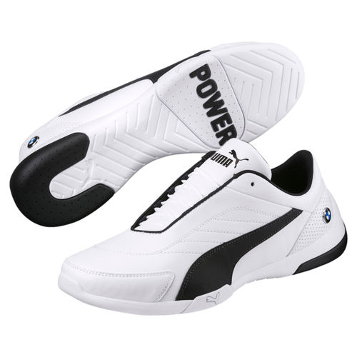 Puma White BMW M Motorsport Kart Cat III Unisex Sneakers (UK 11)