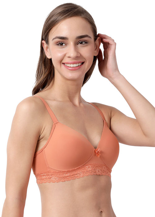 Shyaway Taabu by Shyaway Everyday Bras - Padded Wirefree Full Coverage -  Coral