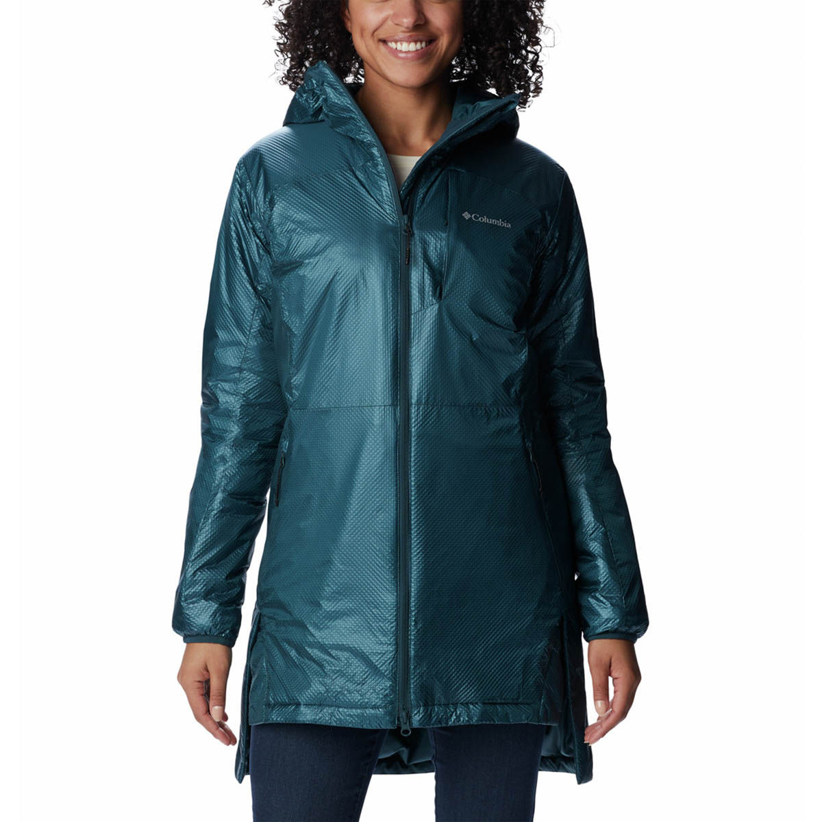 Columbia women's mighty lite hot sale hooded jacket plus size