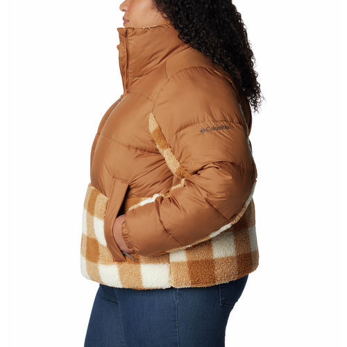 Buy Columbia Womens Brown Leadbetter Point Sherpa Hybrid Full