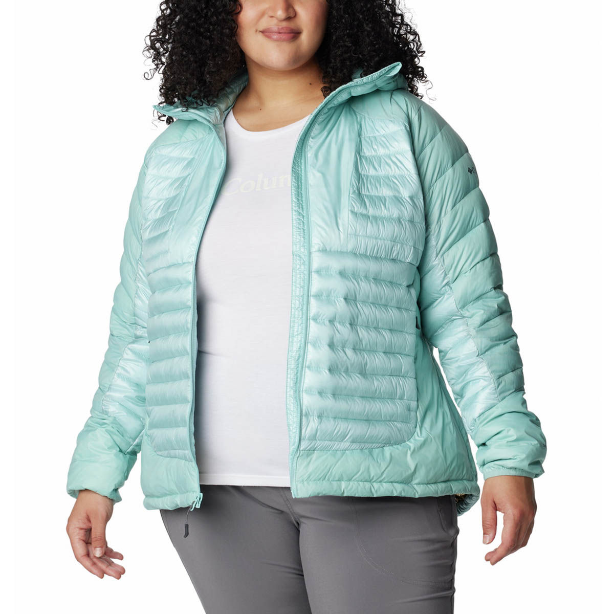 Columbia factory women’s down hooded jacket