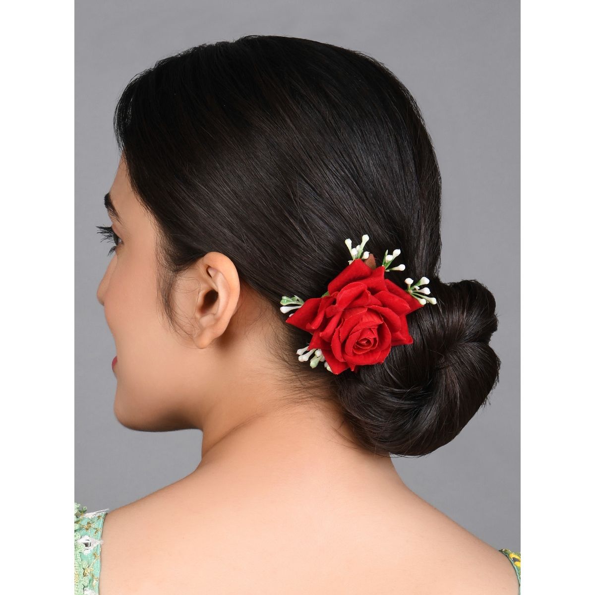 Blush rose bridal headpiece, wedding hair flower RG-222 – LeFlowers  Boutique - handmade wedding accessories, jewelry & bijouterie