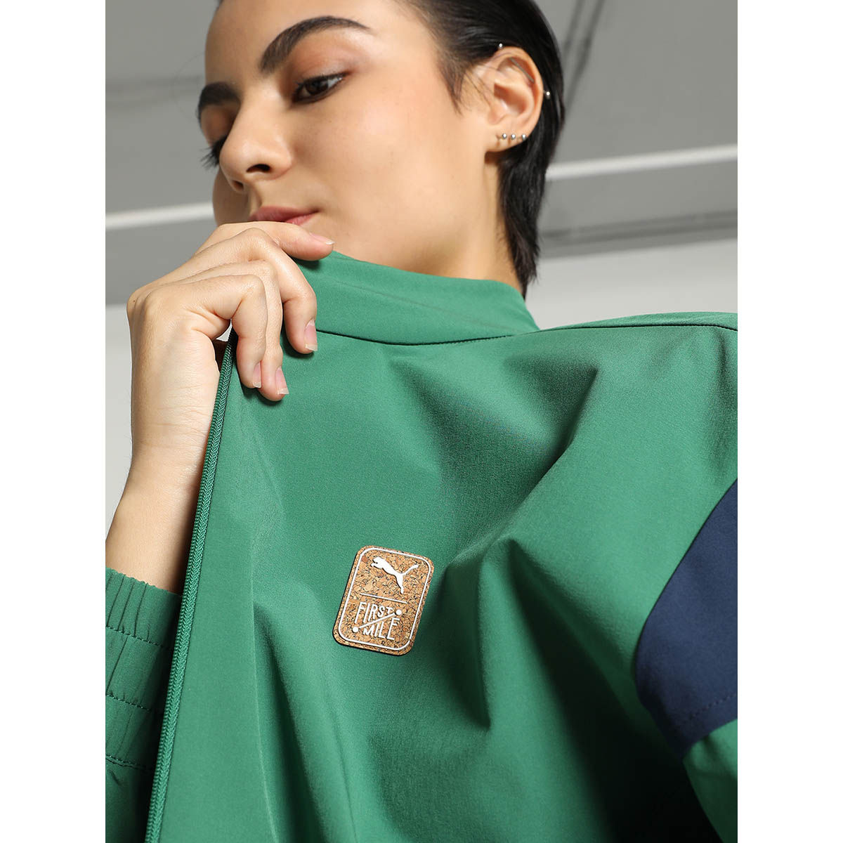 Buy Puma X First Mile Women's Running Green Jacket Online