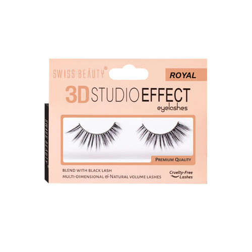 Swiss Beauty 3d Studio Eyelashes - Royal: Buy Swiss Beauty 3d Effect - Online at Best Price in India | Nykaa
