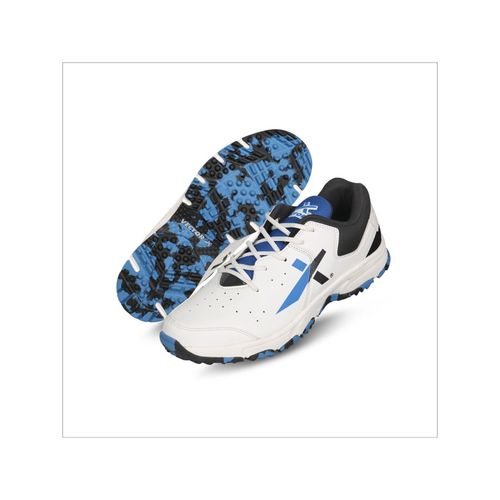 Buy Vector X Ckt-500 Cricket Shoes For Men (white-black-blue) Online
