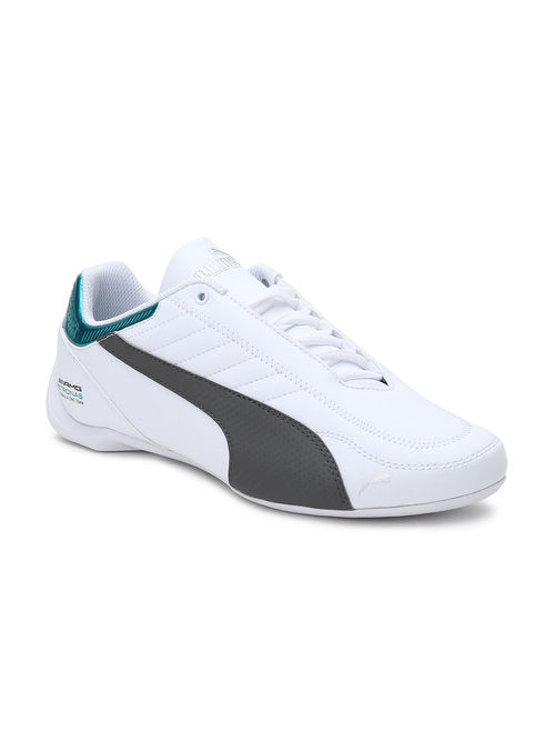 Puma Mercedes Future Kart Cat Unisex White Motorsport Shoes