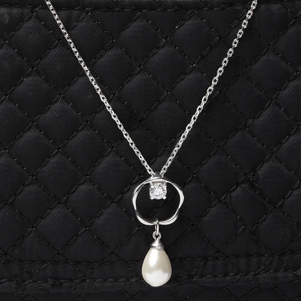 Sterling Silver Teardrop Y Necklace For Women – Glass Palace Arts