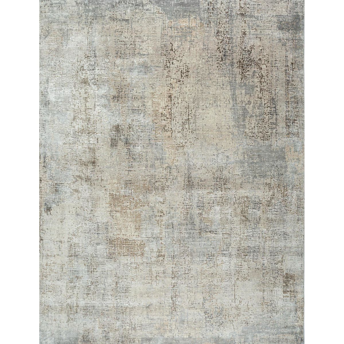 Jaipur Rugs Hand Knotted Rectangle 4X6 Feet Wool and Bamboo Silk Modern