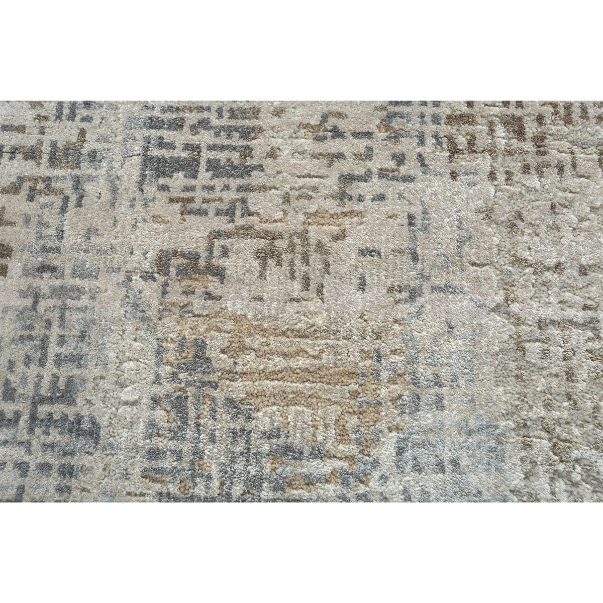 Jaipur Rugs Hand Knotted Rectangle 4X6 Feet Wool and Bamboo Silk Modern