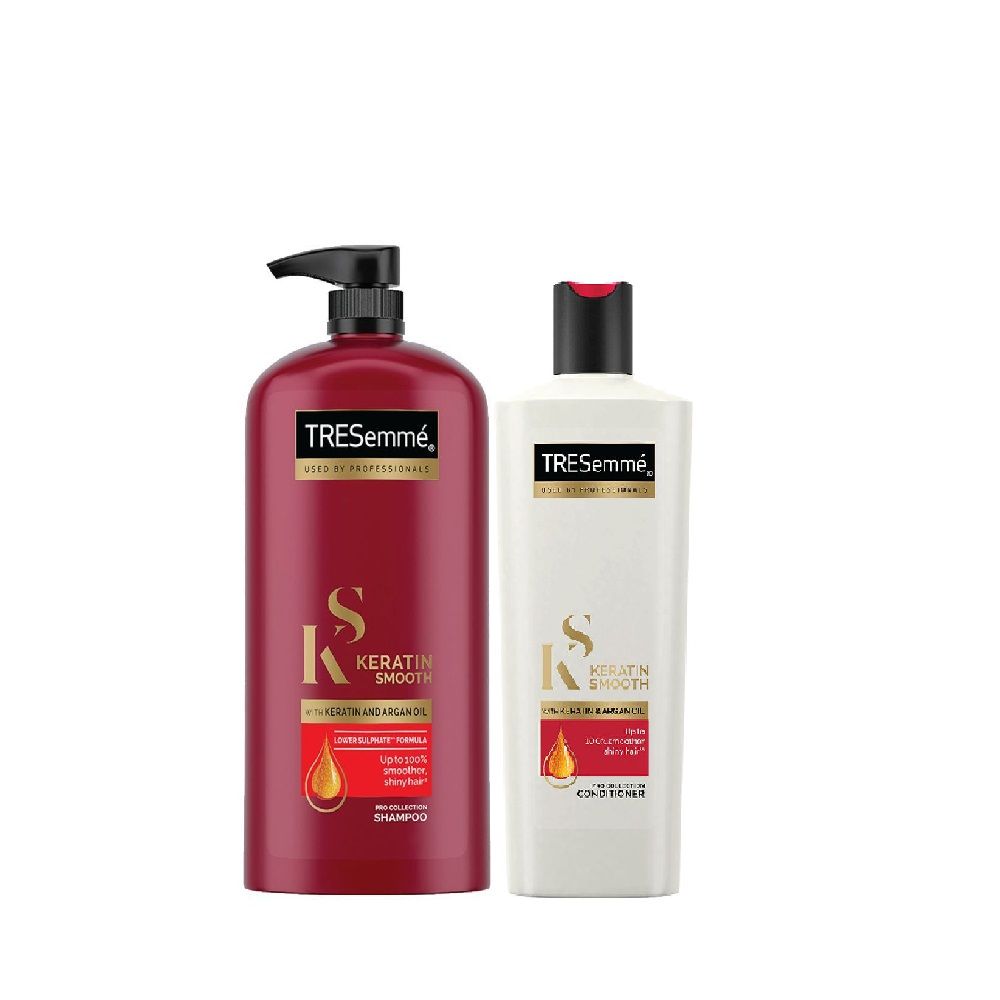 Tresemme Keratin Smooth Shampoo + Conditioner Combo: Buy Tresemme Keratin  Smooth Shampoo + Conditioner Combo Online at Best Price in India | Nykaa