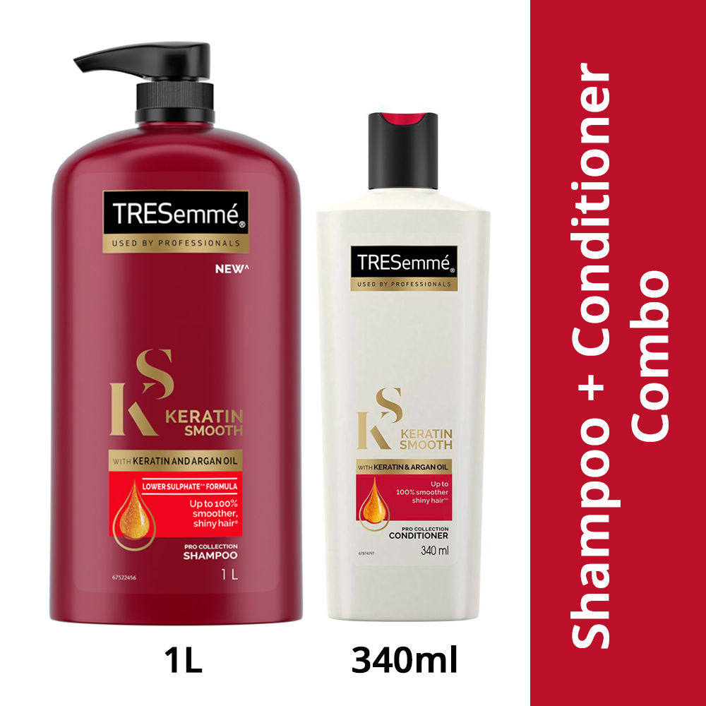 Tresemme Keratin Smooth Shampoo + Conditioner Combo