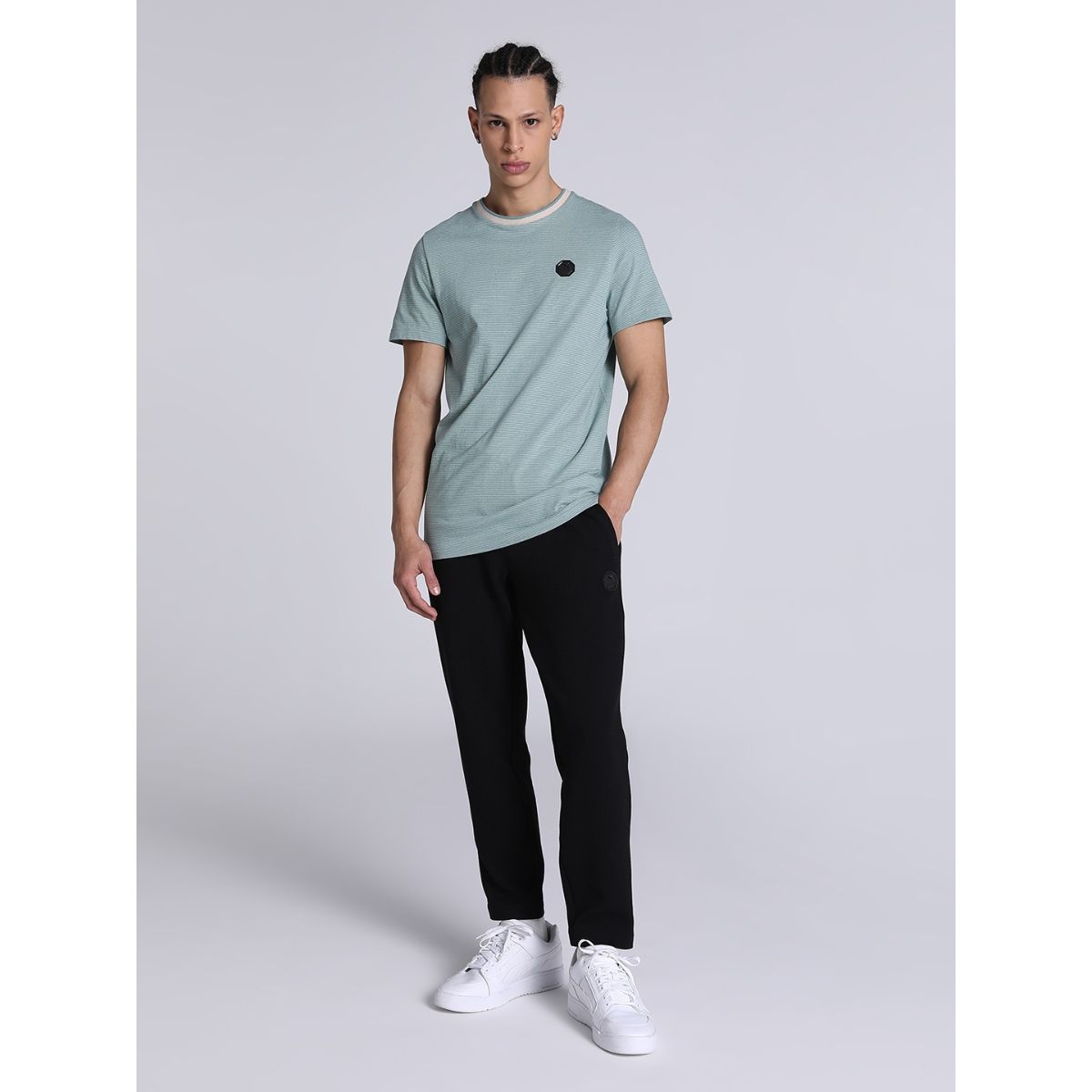 Buy Puma X Virat Kohli One8 Prime Jacquard Mens Gray T-shirt Online