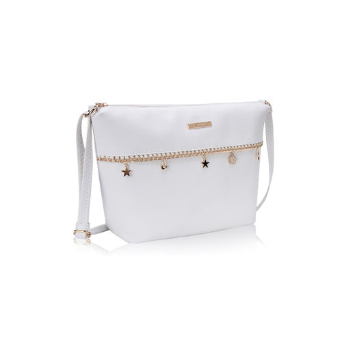 caprese white sling bag