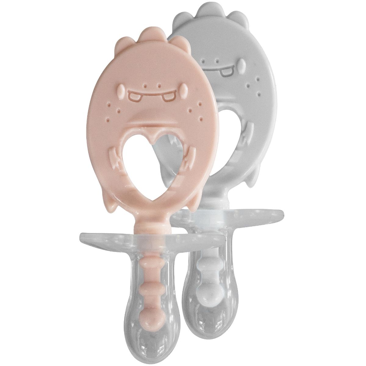 Zoli Binki.t Pacifier And Teether Combination Dino, Pack Of 2 Multi