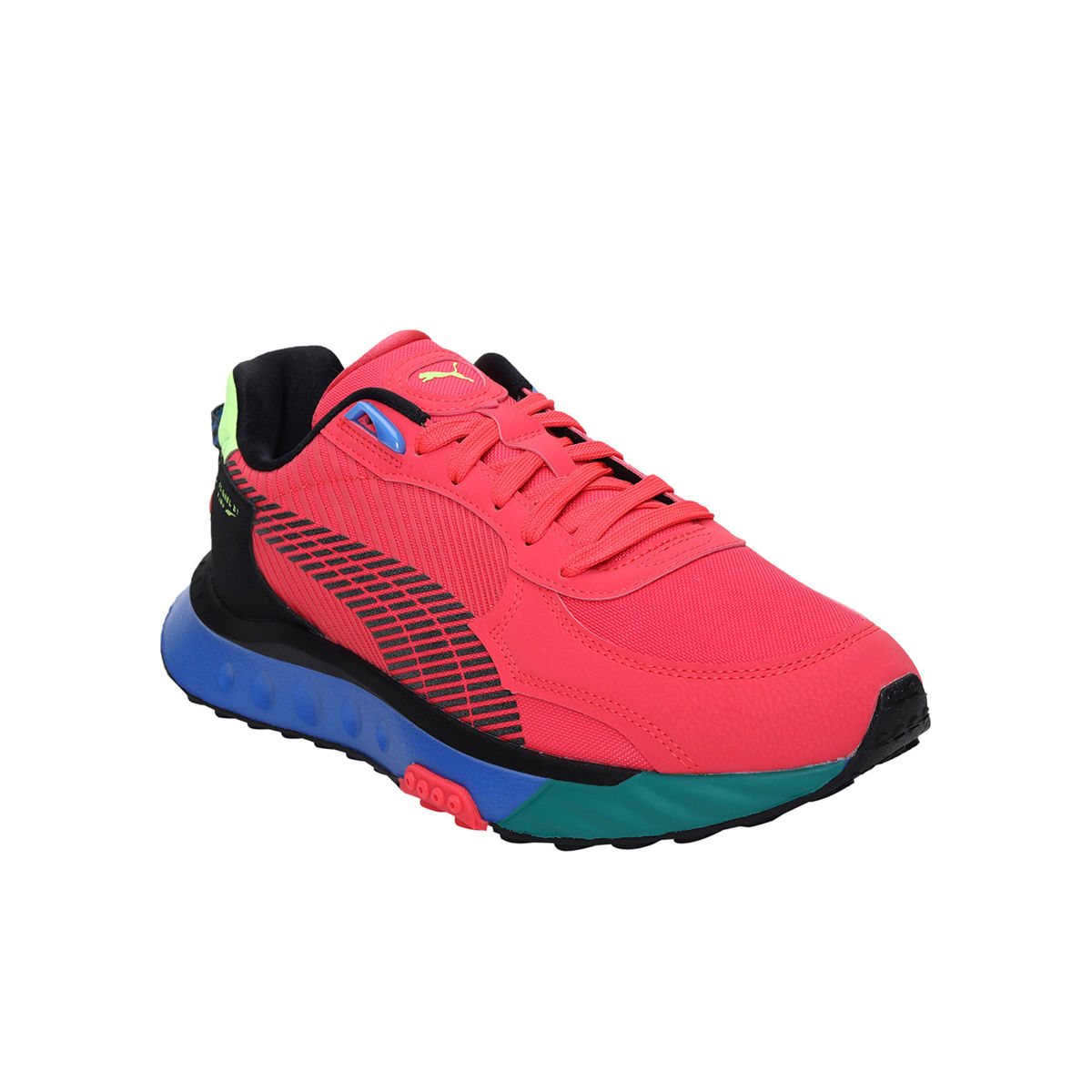 Puma Wild Rider Dazed Unisex Pink Casual Sneakers: Buy Puma Wild Rider ...