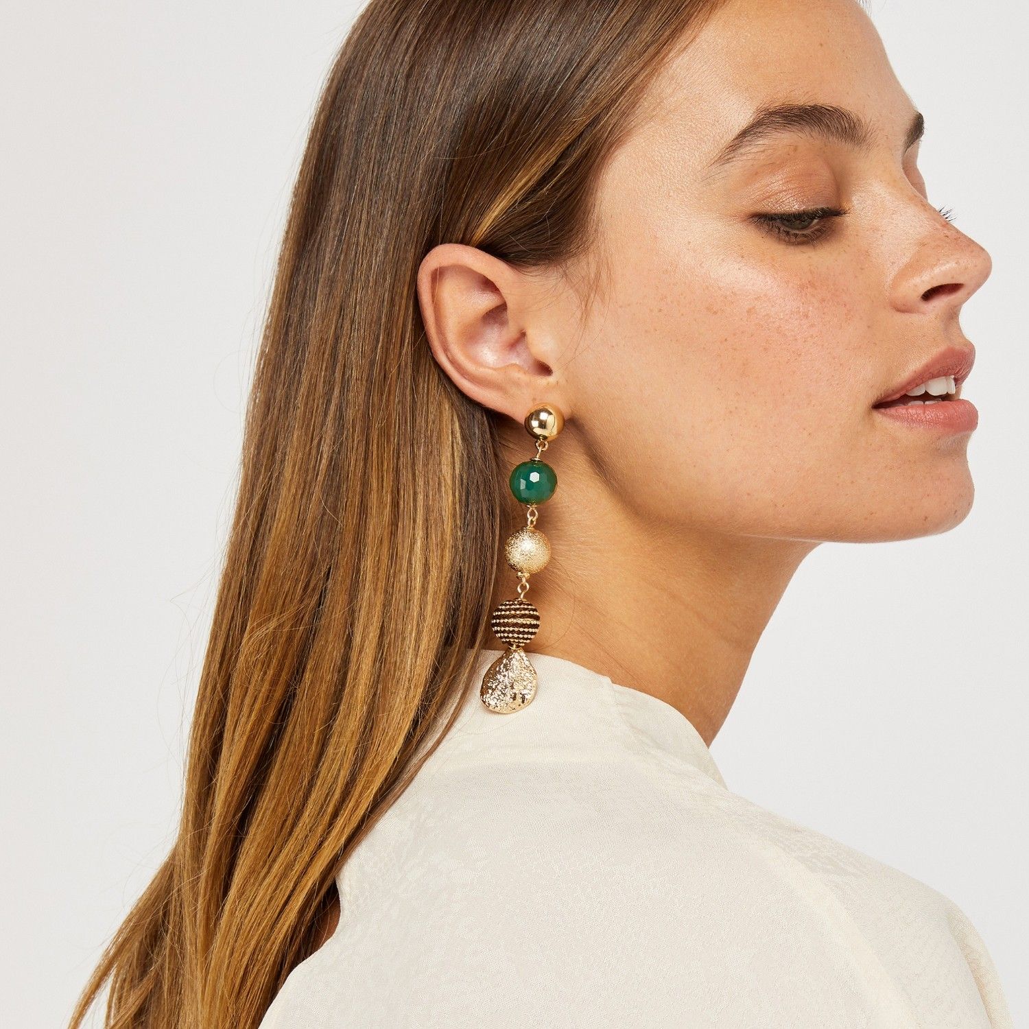 Accessorize London Bead And Ball Drop Earrings Buy Accessorize London