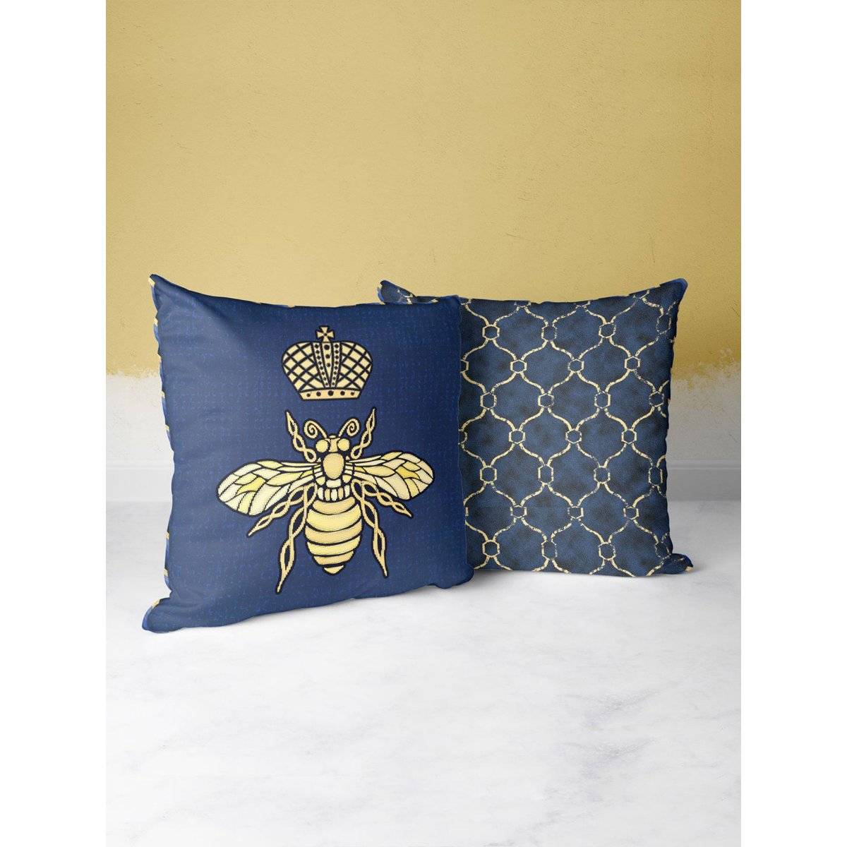 BIANCA Suzane 16 X16 Cushion Navy06