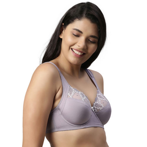 Enamor Women's Non Padded Non Wired Perfect Lift Full Coverage