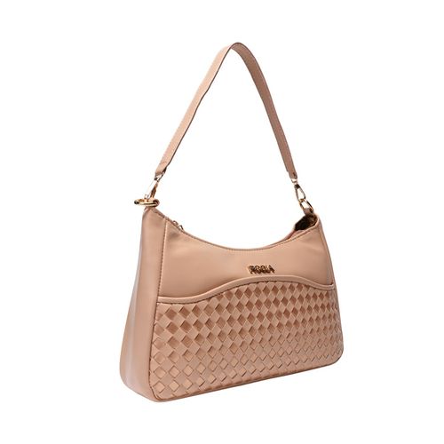 Buy ROCIA By Regal Nude Women Woven Shoulder Bag Online