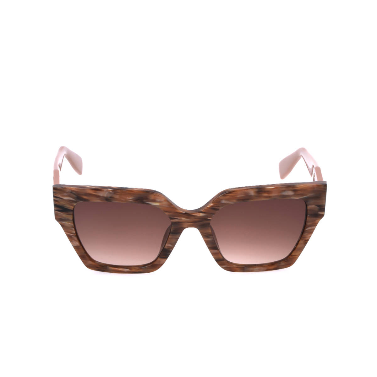 Furla Women Full Uv Protected Acetate Frame Brown Lens Sunglasses (54)