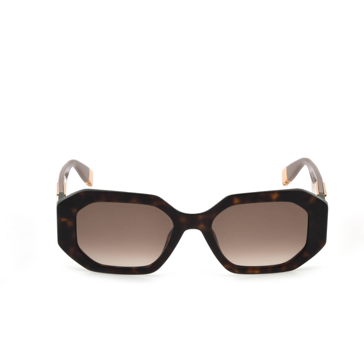Furla Women Full Uv Protected Acetate Frame Brown Lens Sunglasses (54)