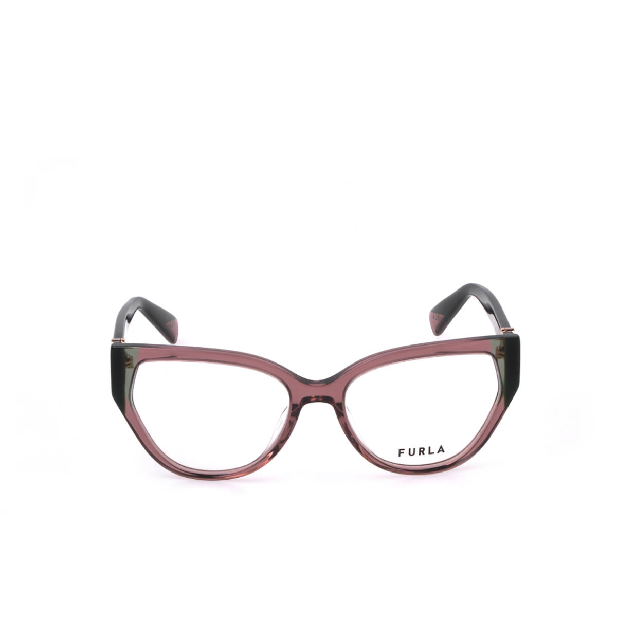 Furla Women Regular Acetate Black Eyeglass Frame (54)