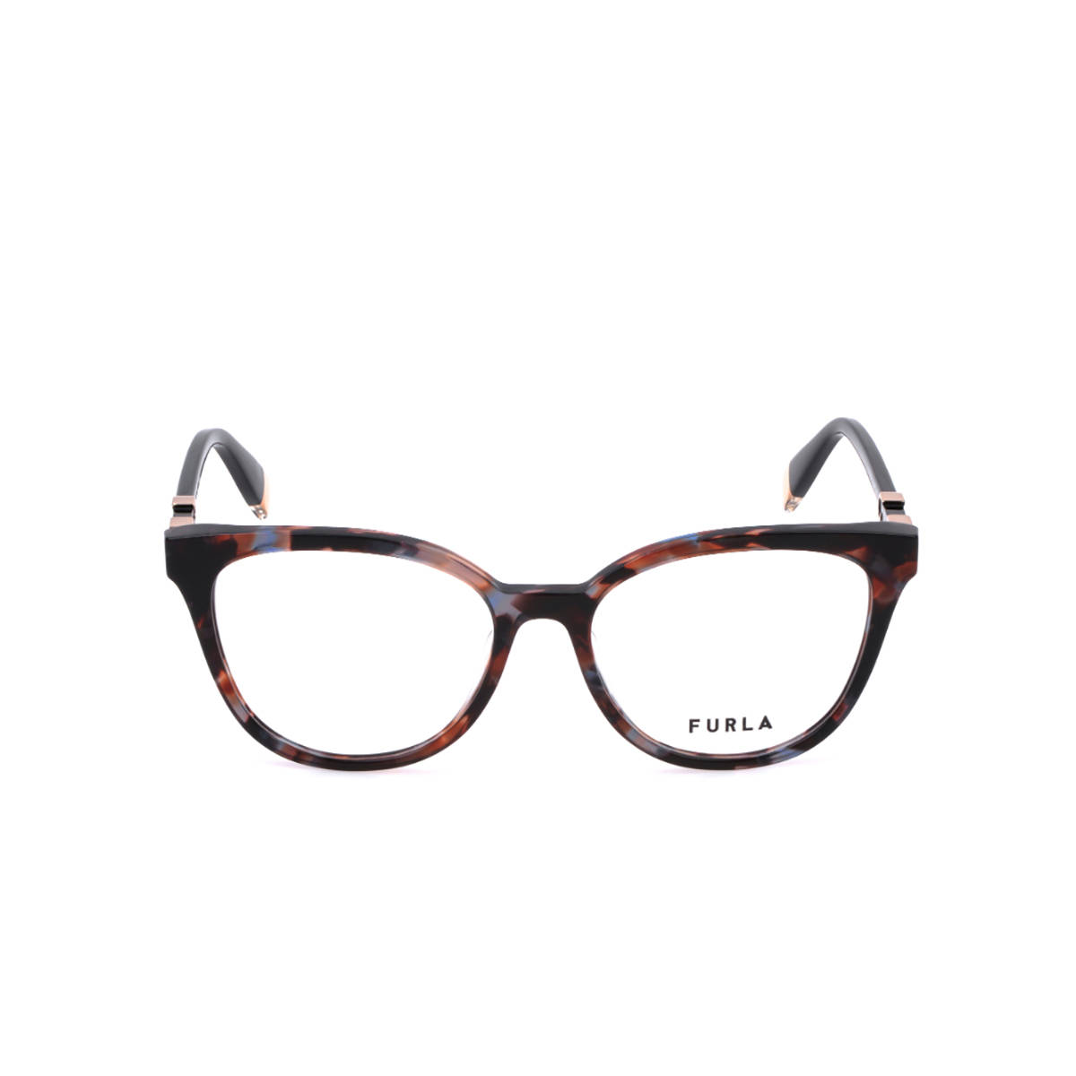 Furla Women Regular Acetate Brown Eyeglass Frame (52)