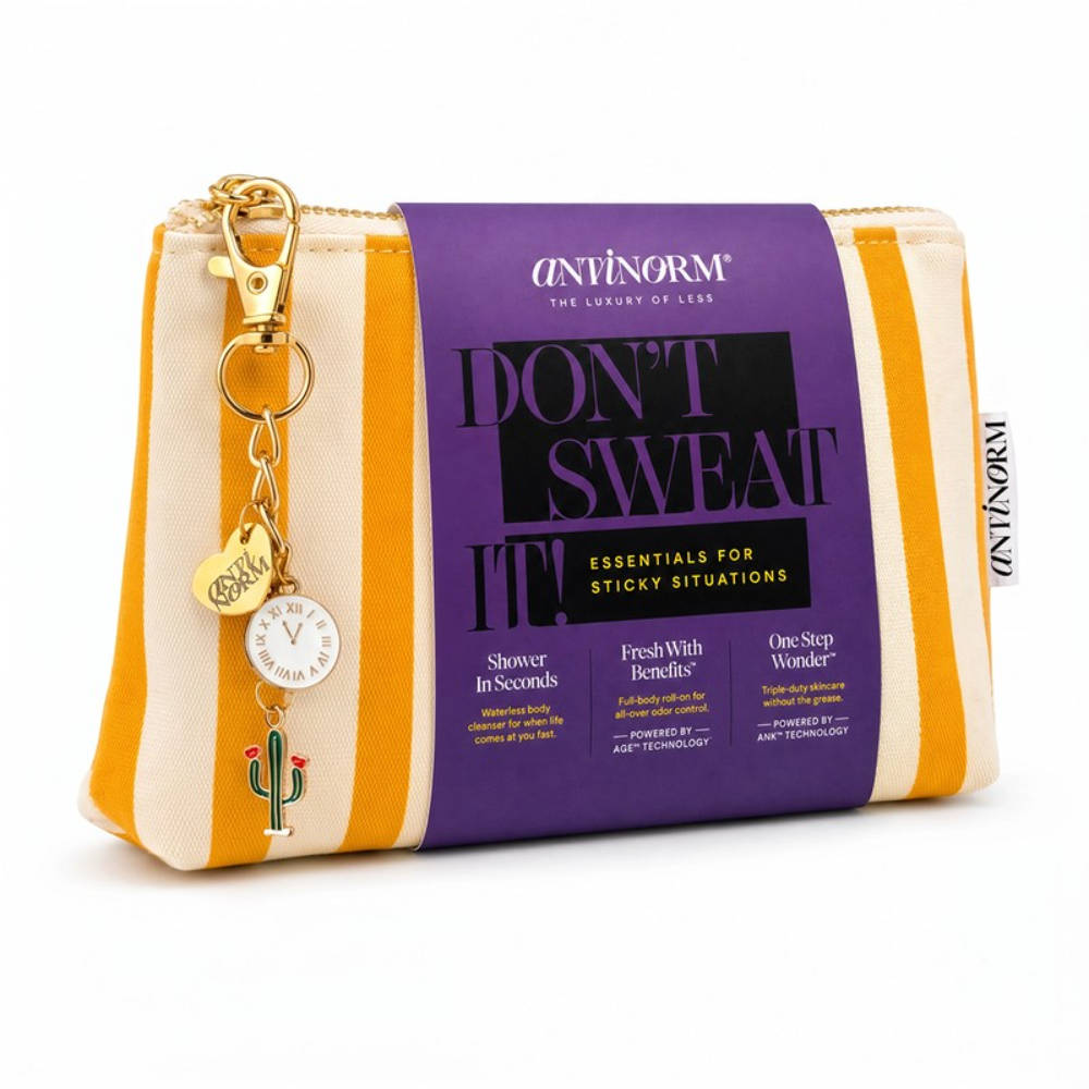 Antinorm Don't Sweat It Showers In Seconds + Fresh With Benefits And One Step Wonder