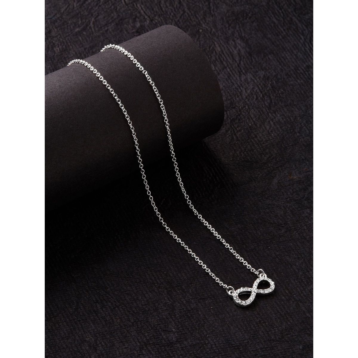 Buy Sterling Silver Three Generations Interlocking Circles 16+2 Eternity  Necklace Online at Lowest Price Ever in India | Check Reviews & Ratings -  Shop The World