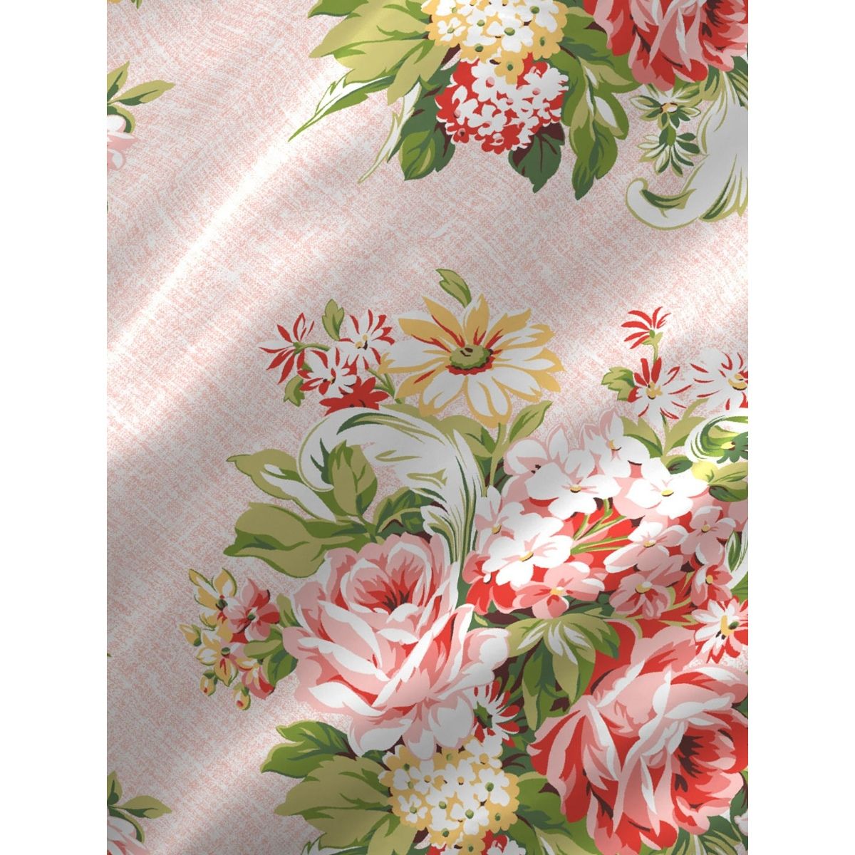 Buy Boutique Living Signature Sateen 300 TC Double Bedsheet Pink Online