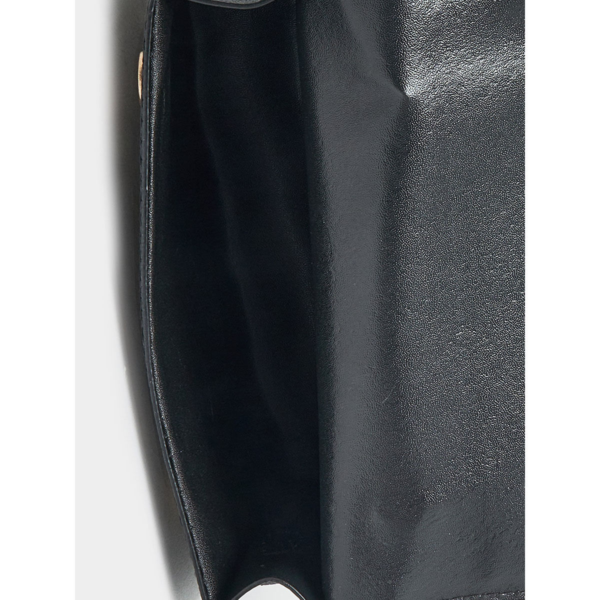 Buy Styli Women Black Metallic Ribbon Design Shoulder Bag with