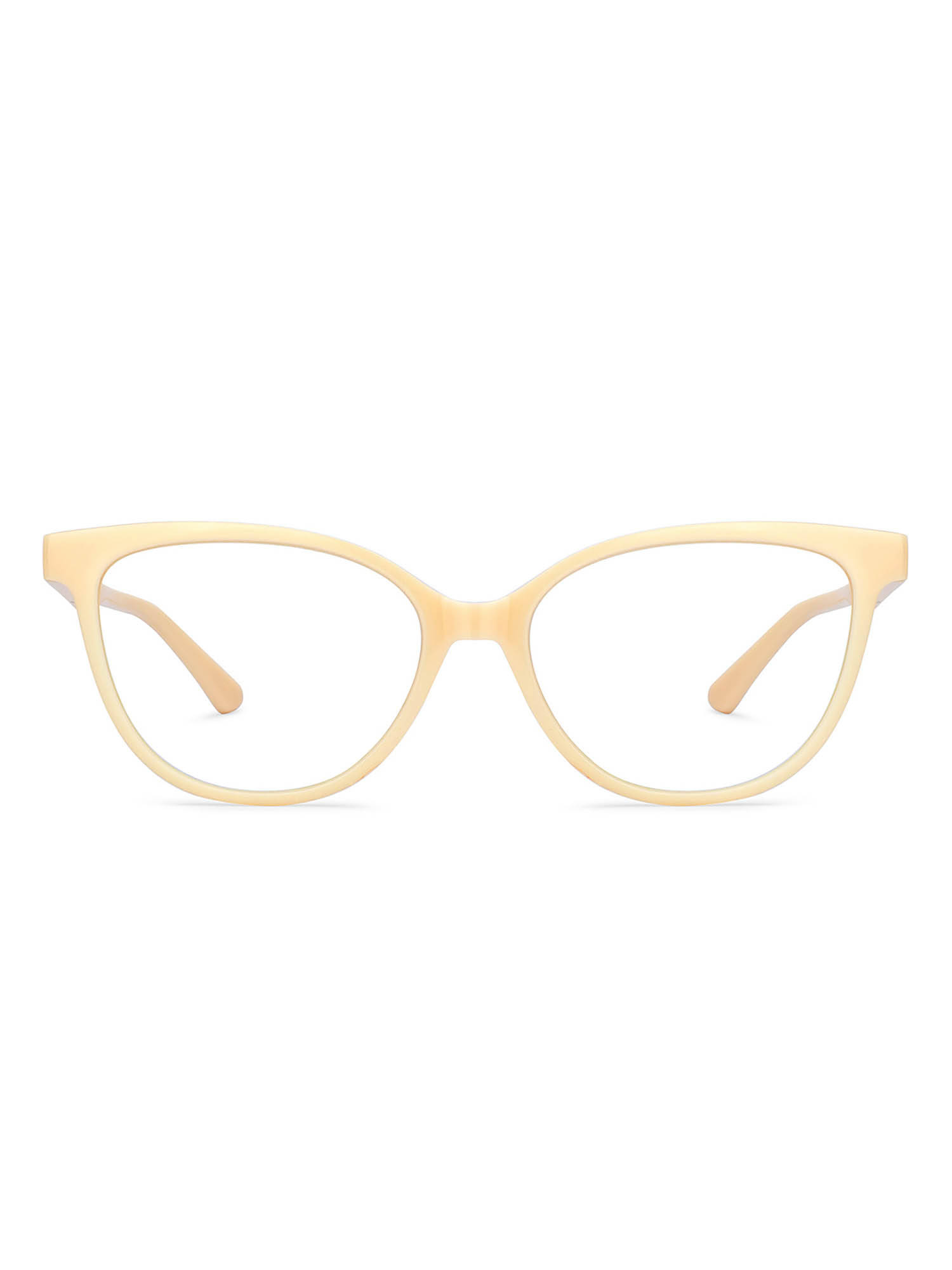 Lenskart Blu Yellow Cat Eye Zero Power Screen Glasses (LB E14452)