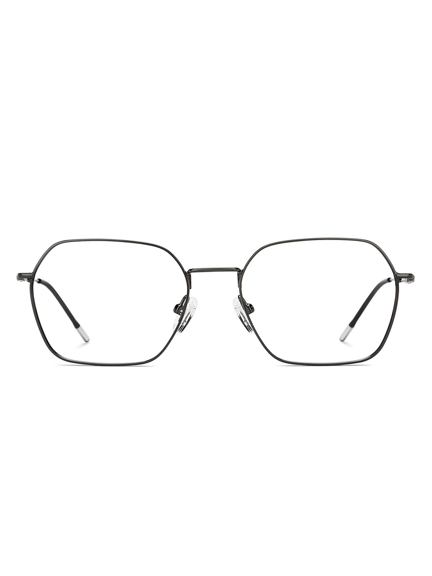 Lenskart Blu Black Hexagon Zero Power Screen Glasses (LB E16050)