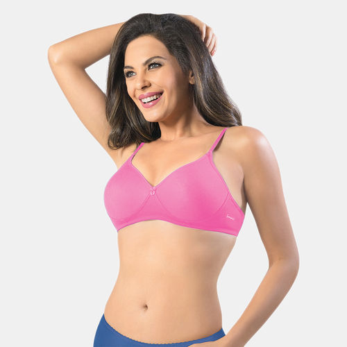 Sonari Regular Women's Bra- Smile (Pink) -  - Feel Free