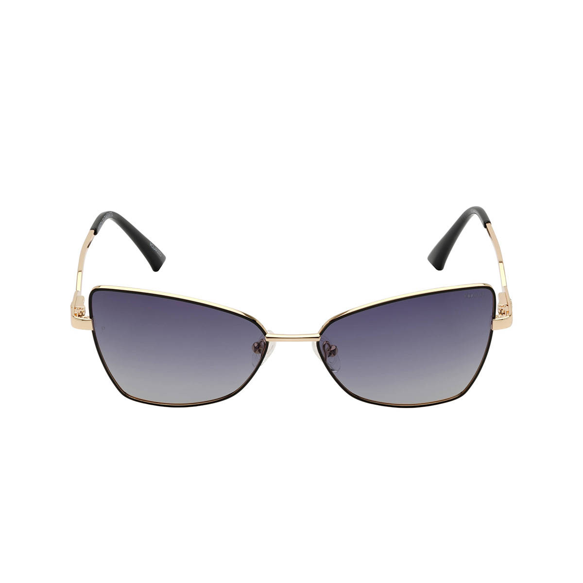 KOSCH ELEMENTE Men Gold / Black Sunglasses with Polarised Grey Lens (57)