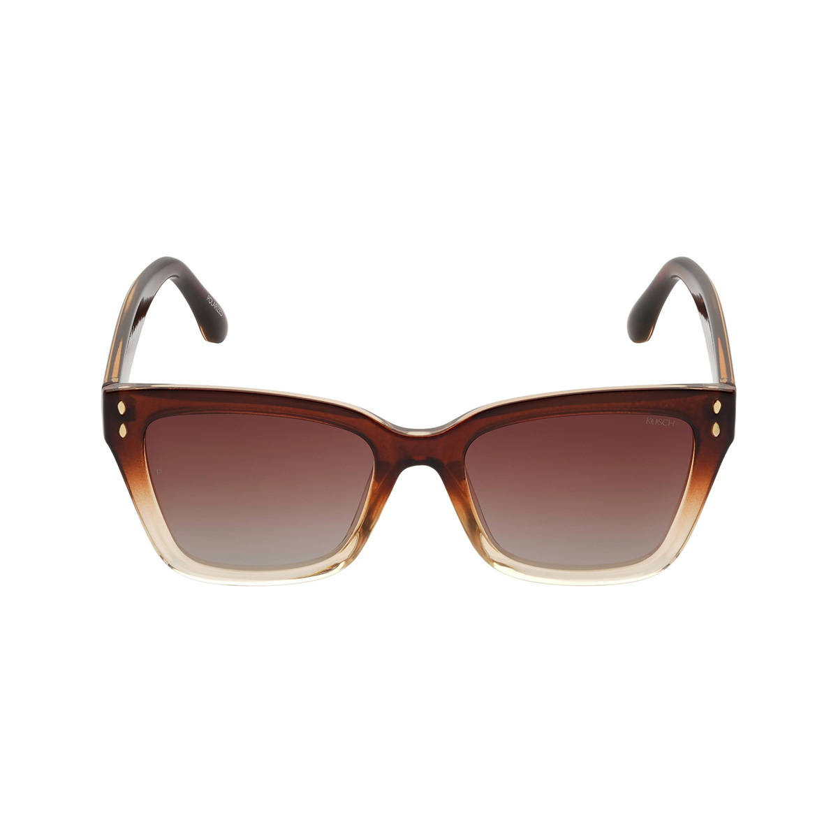 KOSCH ELEMENTE Unisex Brown Sunglasses with Polarised Brown Lens (52)