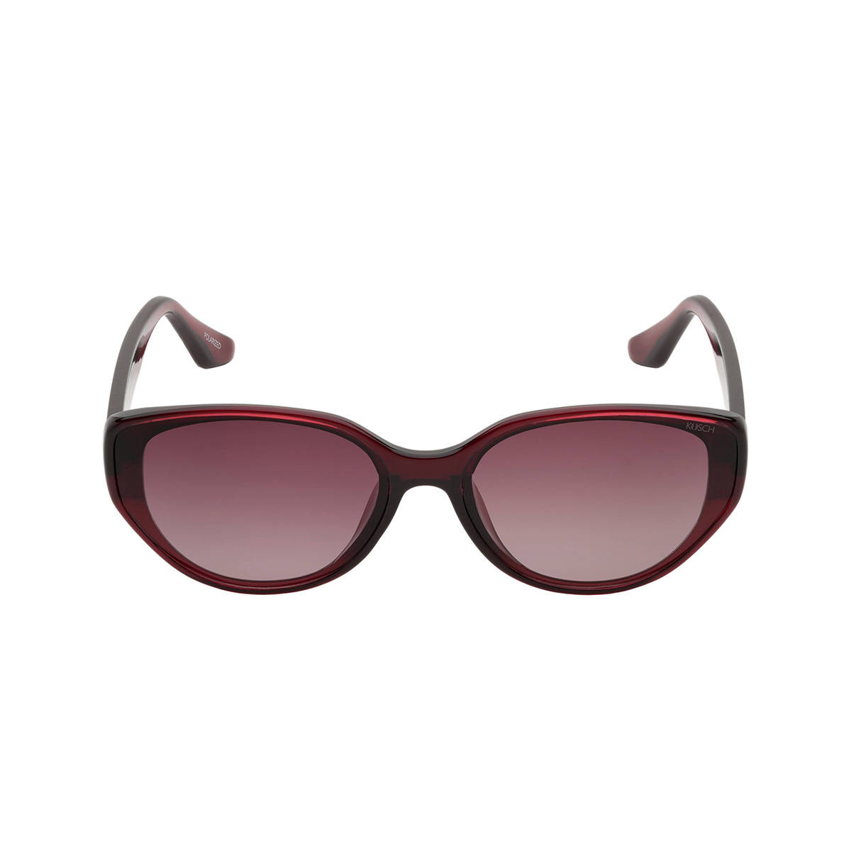KOSCH ELEMENTE Women Burgundy Sunglasses with Polarised Pink Lens (61)