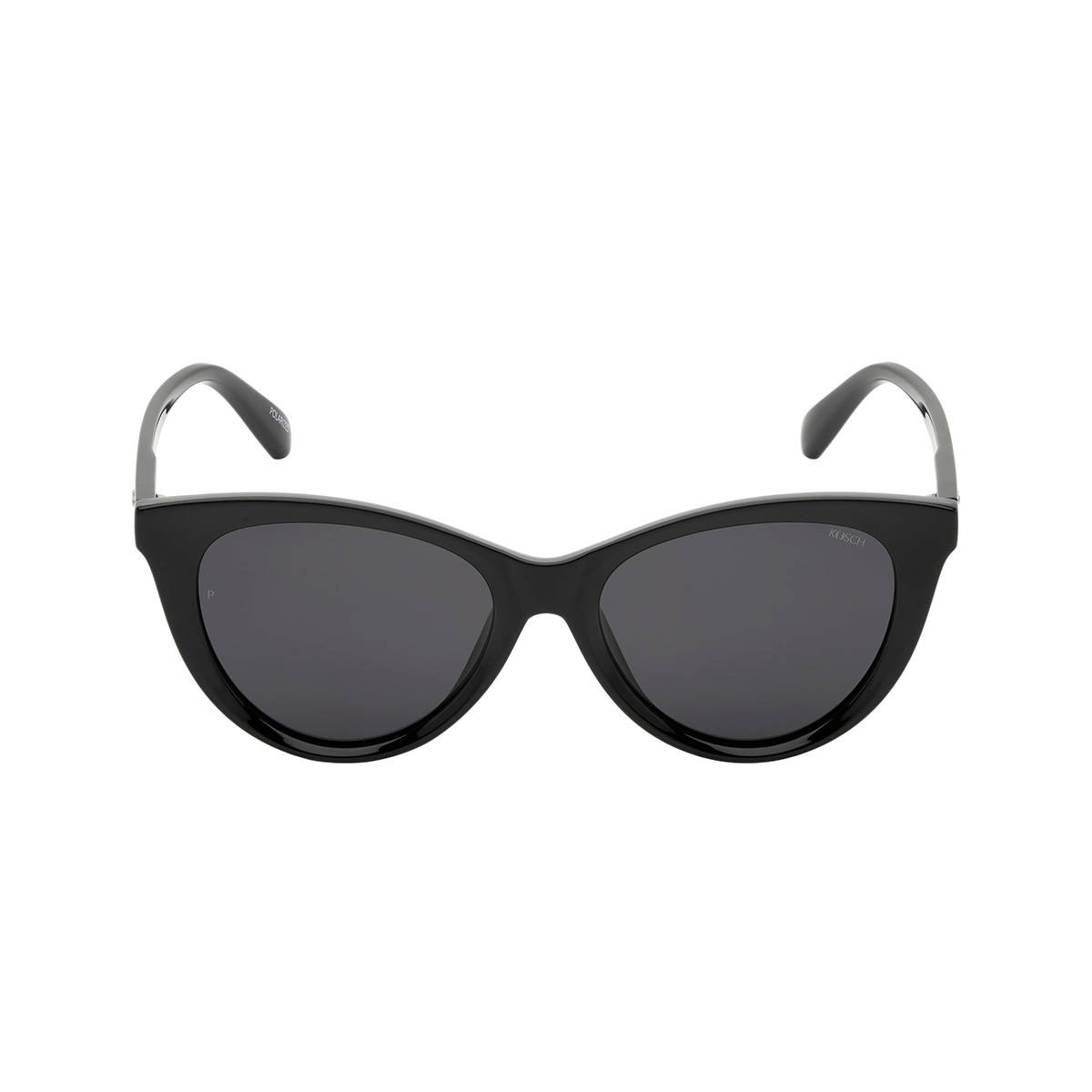 KOSCH ELEMENTE Women Black Sunglasses with Polarised Grey Lens (52)