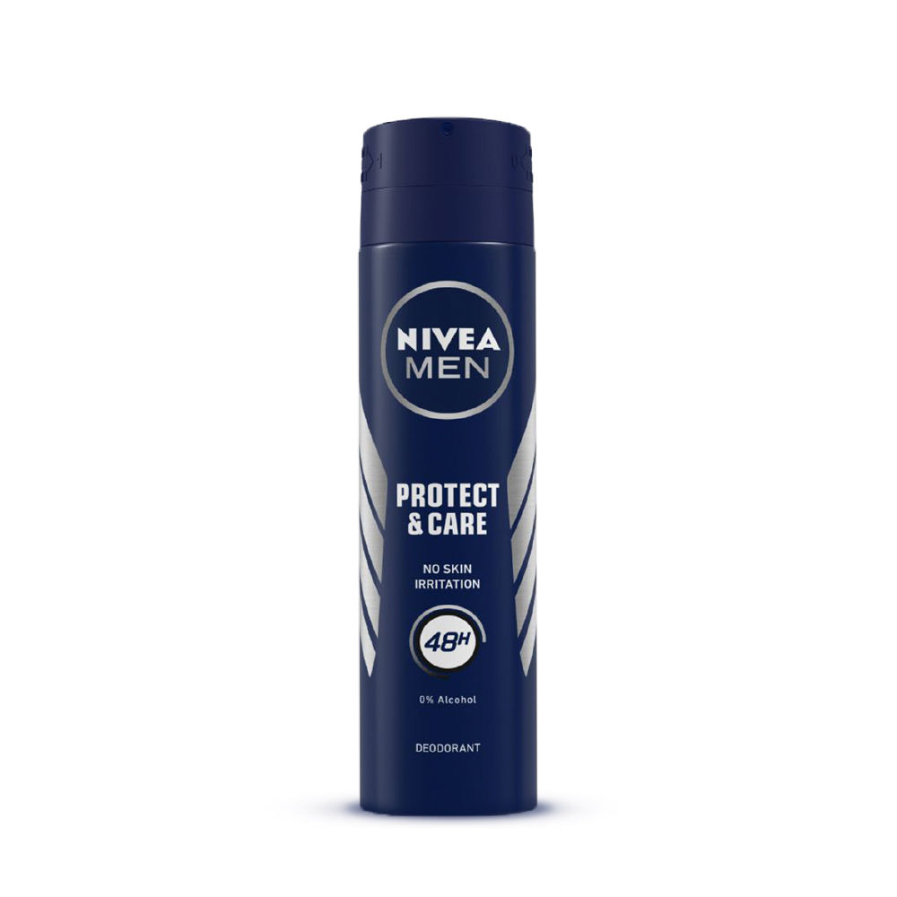 NIVEA Men Deodorant, Protect & Care, No Skin Irritation & 48h Freshness