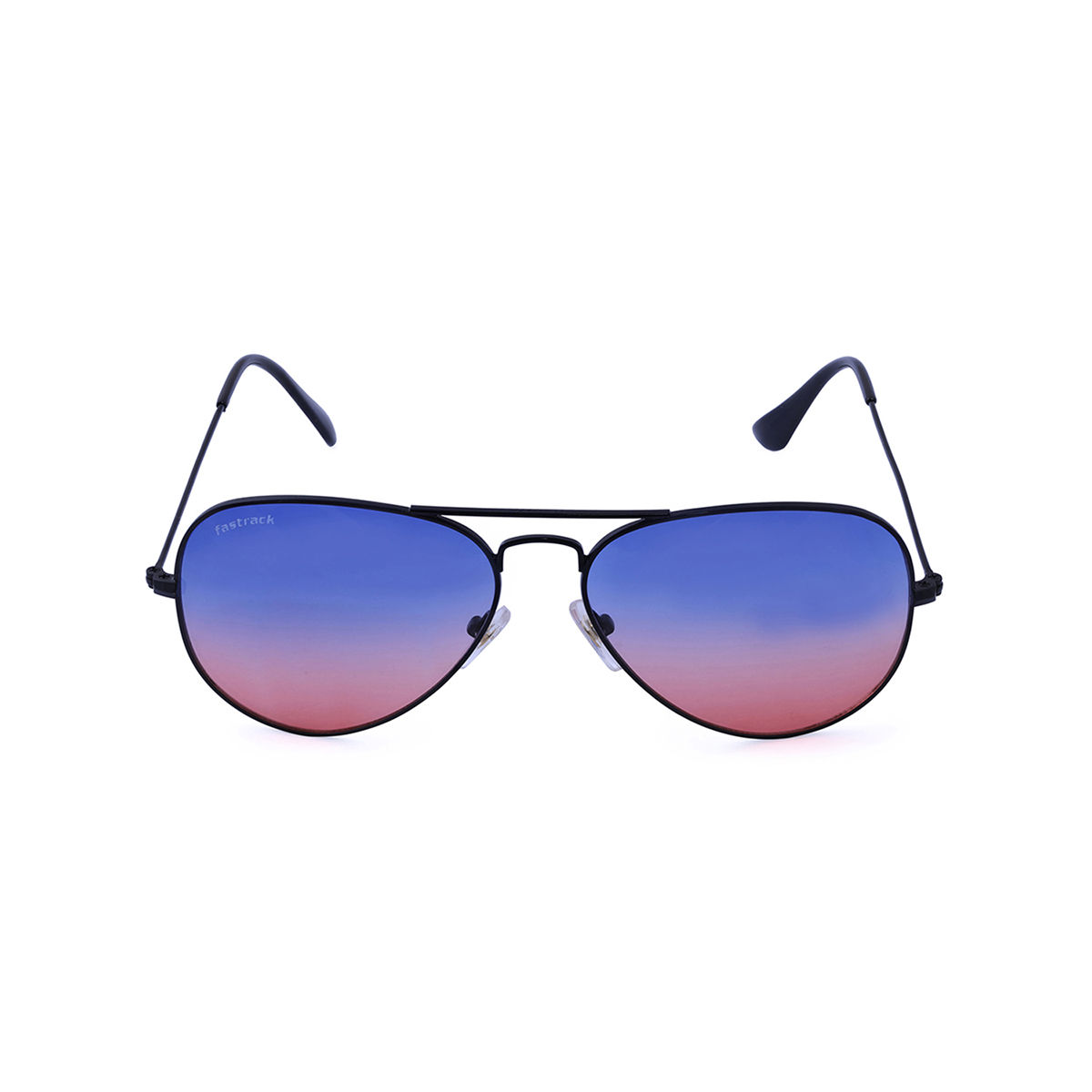 Buy Fastrack Black Aviator Sunglasses (M165BK6V) Online