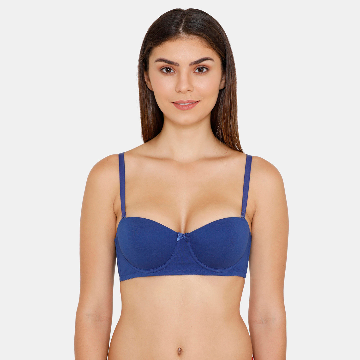 Buy Zivame Padded Wired Medium Coverage Strapless Bra-Sodalite Blue at  Rs.799 online