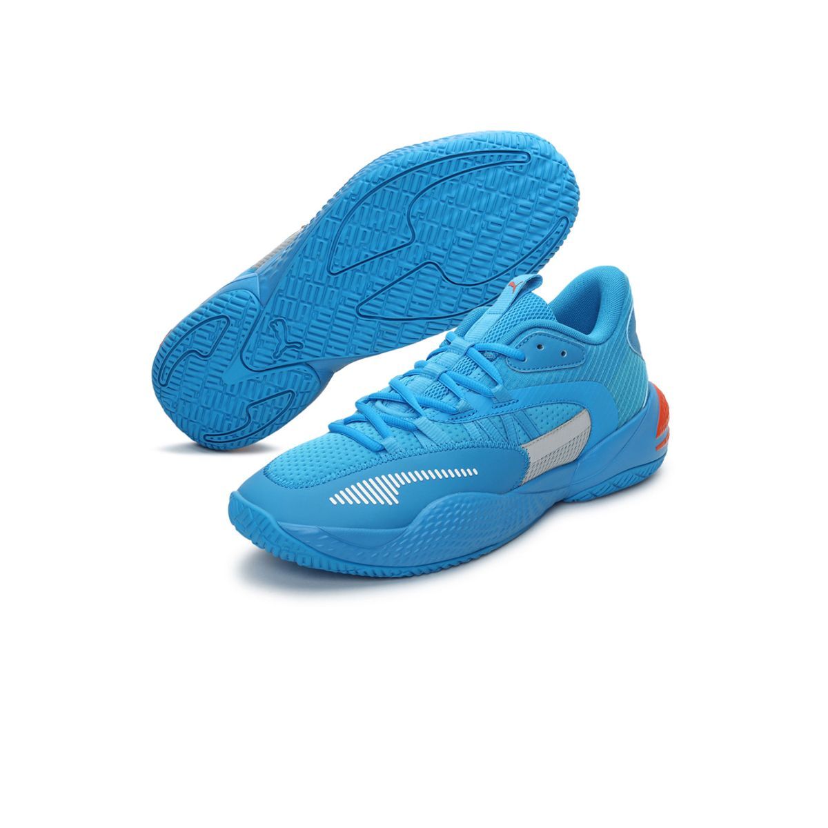 Puma Court Rider 2 0 Blue Basketball Shoes (UK 7): Buy Puma Court Rider