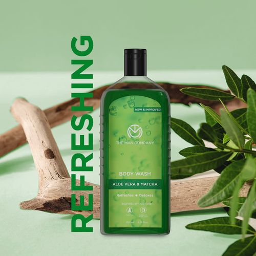 Buy The Man Company Aloe Vera & Matcha Body Wash Online