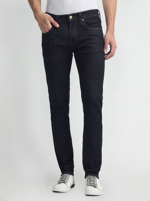 Buy POLO Regallo Skinny Fit Navy Blue Jeans Online
