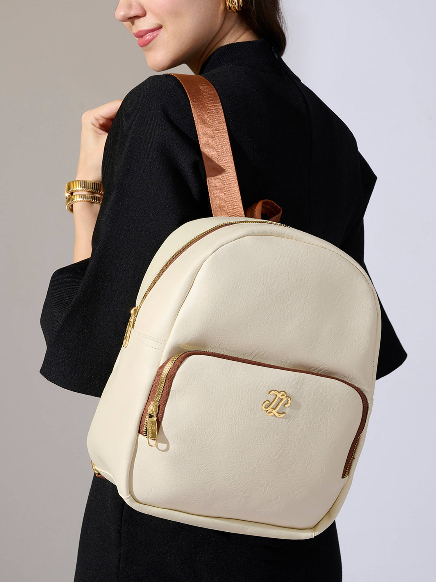 Lavie Signature Women's Conway Fashion Backpack (Off White) (M)