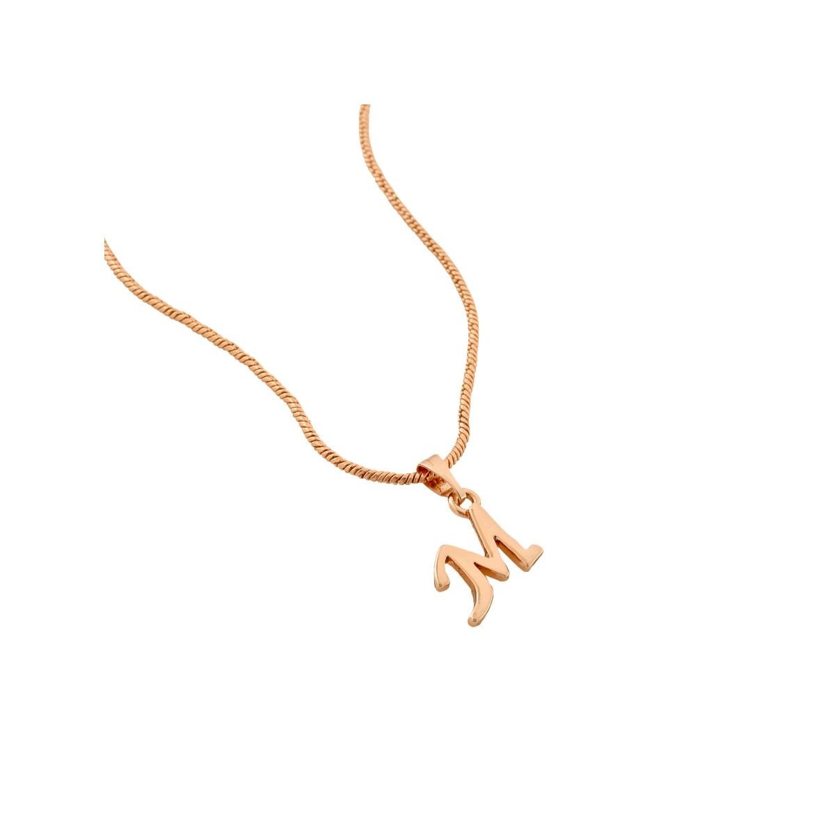 Initial Necklace Rose Gold - Babyanything
