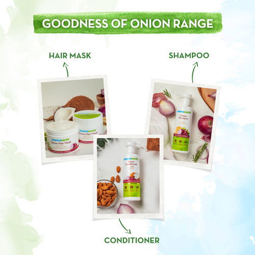 Mamaearth Onion Hair Mask For Hair Fall Control: Buy Mamaearth Onion Hair  Mask For Hair Fall Control Online at Best Price in India | Nykaa