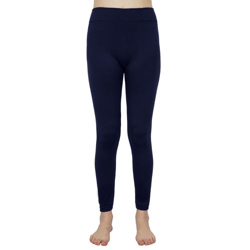 Buy NEXT2SKIN Women's Fleece Skinny Fit Inner Wear Warm Thermal Tights  Leggings -Navy Blue Online