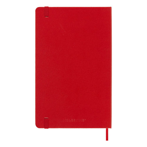 Moleskine Classic Large Hard Cover Daily 12 Months Planner 2024 - Scarlet  Red
