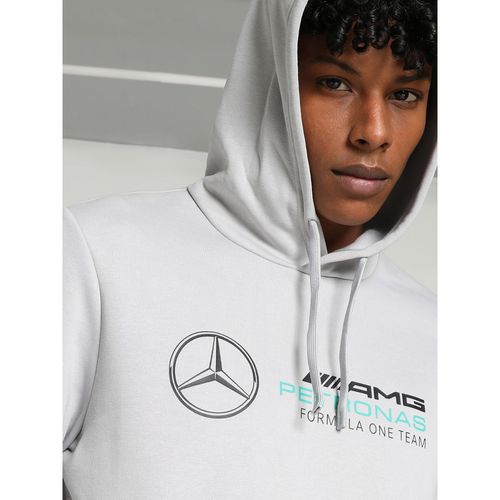 Fleece Grey Puma Hoodie Mens Buy Puma Mercedes AMG Petronas F1